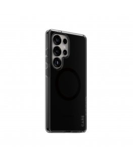 PanzerGlass CARE by ® Flagship Case Urban Combat Smokey w. Black Qi Compatible Samsung Galaxy S25 Ultra mobile phone case