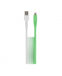 Setty cable USB - Lightning 1,5 m 2,4A KGA-L-1.52420 mint-white