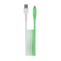 Setty cable USB - Lightning 1,5 m 2,4A KGA-L-1.52420 mint-white