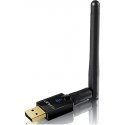 EDUP EP - AC1607 divjoslu 600 Mbps USB WiFi adapteris 2,4 GHz / 5,8 GHz / 802.11AC / ar ārēju antenu - melns