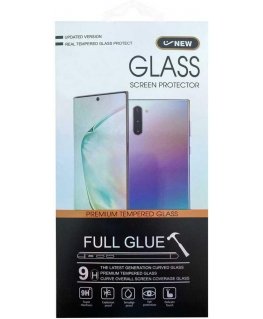 Защитное стекло Reach LCD 5D Full Glue для Samsung S906 S22 Plus 5G, изогнутое, черное, без вырезов.