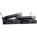 Shure SLXD24DE/B58-G59 - двойная цифровая беспроводная система с двумя передатчиками/ручными микрофонами Shure SLXD24DE/B58-G59 - двойная цифровая беспроводная система с двумя передатчиками/ручными микрофонами