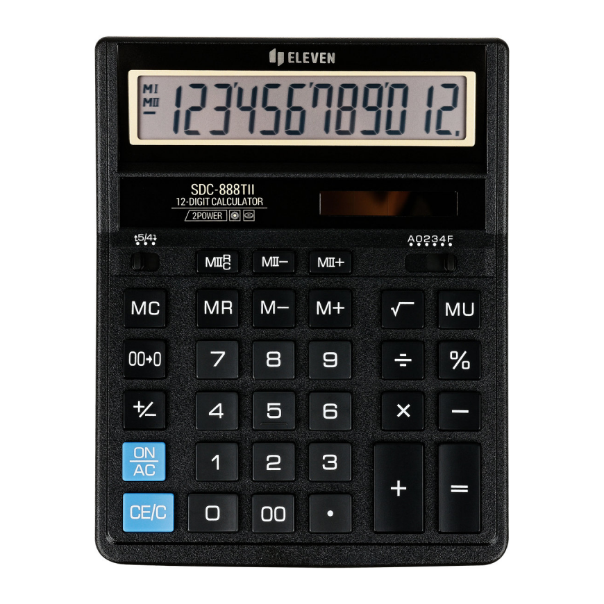 Üksteist kontorikalkulaator SDC-888TII – 2