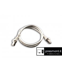 DATACOM Patch cord S/FTP CAT6A 1m pilkas
