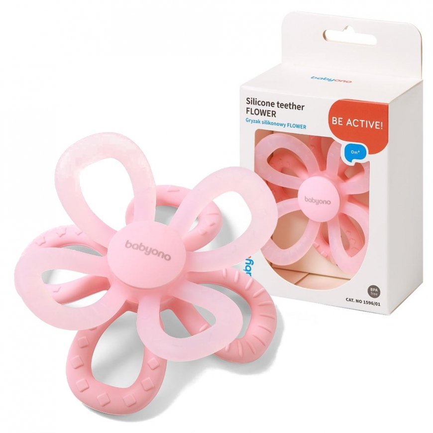 Baby Ono B.O.1596/01 Toy Silicone Teether FLOWER – 2