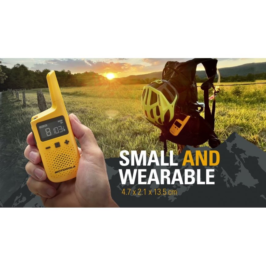MOTOROLA RADIO STATION ORANGE BELT FOR WEARING – 2