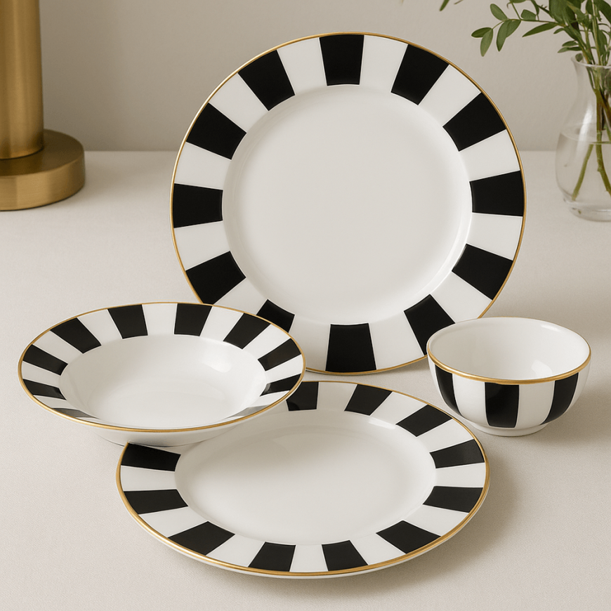 Rib Dinner Plate 27 cm AMBITION