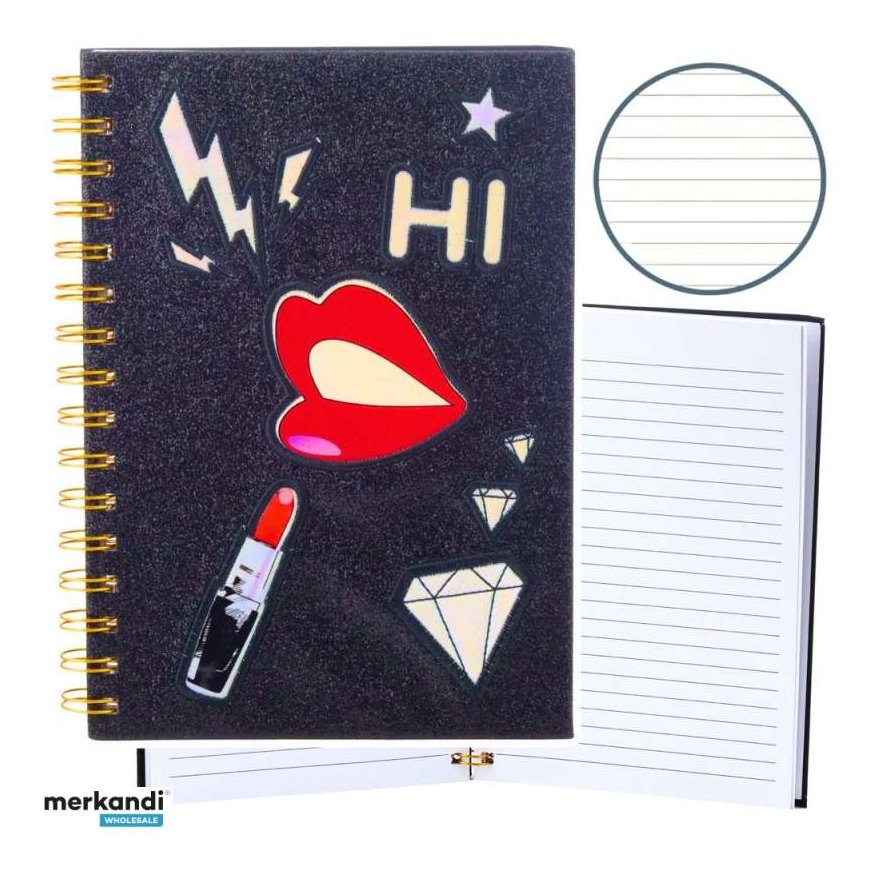 Lean Notebook with a glossy pop art cover A5, 80 pages – 2