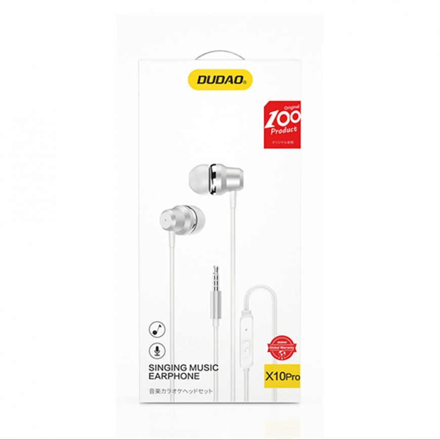 Dudao X10PRO wired headphones, mini jack 3.5mm, in-ear with remo – 4