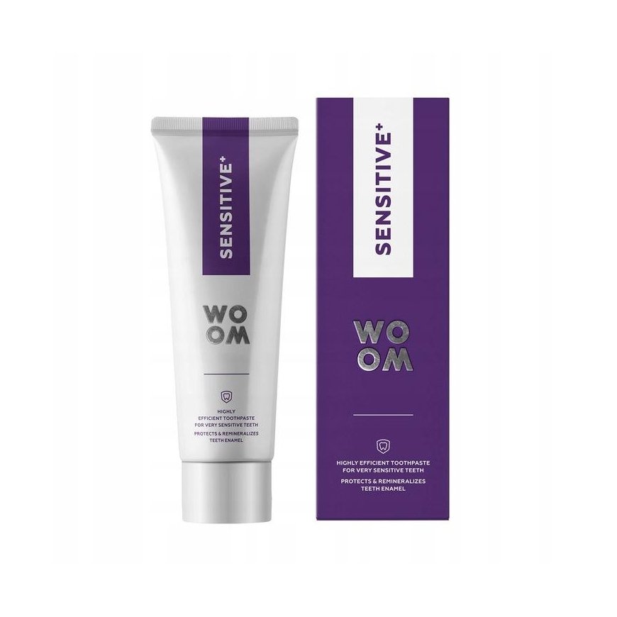 Woom Sensitive+ subtili dantų pasta jautriems dantims 75ml