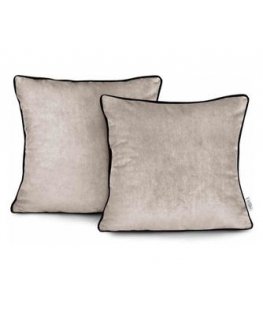 AmeliaHome Dekoratīvais spilvendrāna VELVET krāsa smilšu stils glamour aksoms 45x45