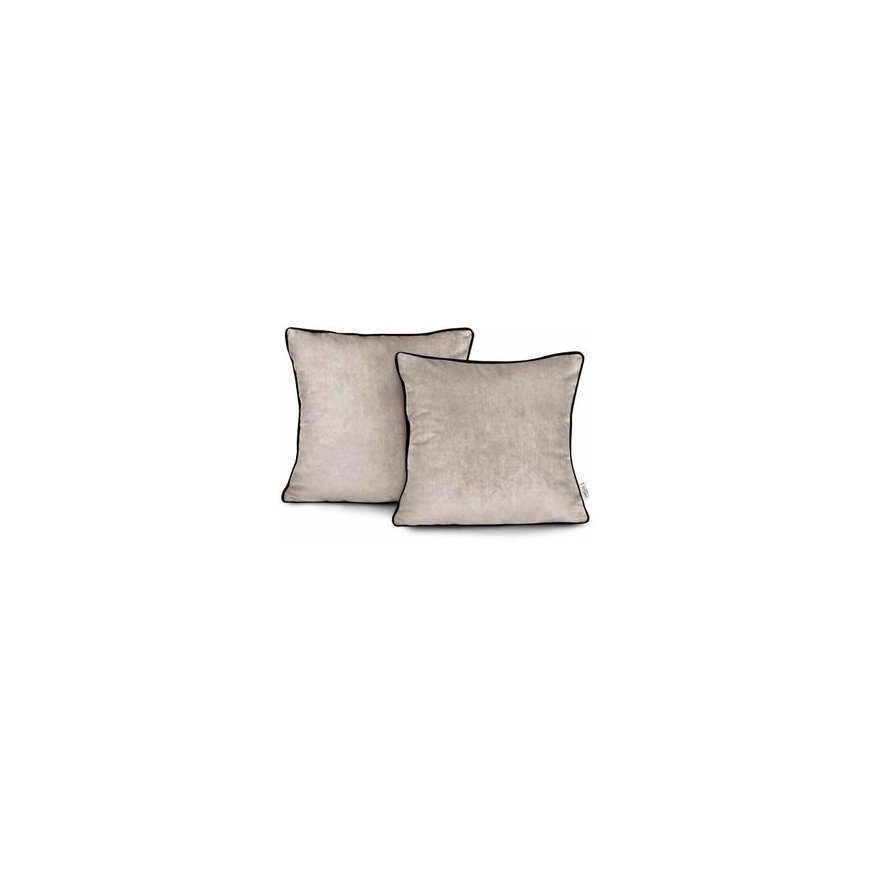 AmeliaHome Dekoratīvais spilvendrāna VELVET krāsa smilšu stils glamour aksoms 45x45