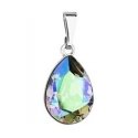 Evolution Group Charming Pendant with Swarovski Crystal Drop 54016.5 Sparkling Red