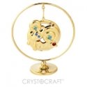 Evolution Group Charming Pendant with Swarovski Crystal Drop 54016.5 Sparkling Red
