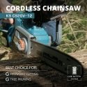 Könner & Söhnen KS CS20V-12 chainsaw 3000 RPM Black, Blue, Grey