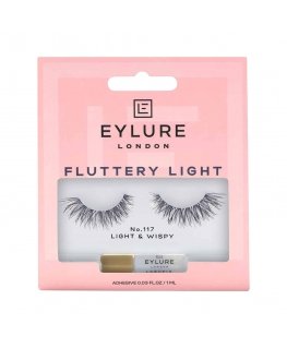 Eylure Fluttery Light No. 117 Полоски накладных ресниц Черный