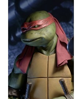 Neca Teenage Mutant Ninja Turtles Cartoon Ultimate Michelangelo VHS figure 18cm