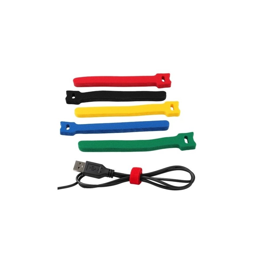 Oem kaablihoidja - sinine - Velcro kaabliseibid - 10x150mm