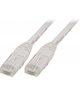 Deltaco V5-TP tīkla kabelis Balts 5 m Cat5e