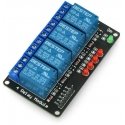 Oem releja modulis 4 kanāli - 10A/250VAC kontakti - 5V spole Oem releja modulis 4 kanāli - 10A/250VAC kontakti - 5V spole