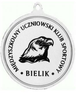 Tryumf Aukso medalis koos kohaga embleemile 50 mm - laserkihtidega graveeritud terasmedal - RMI