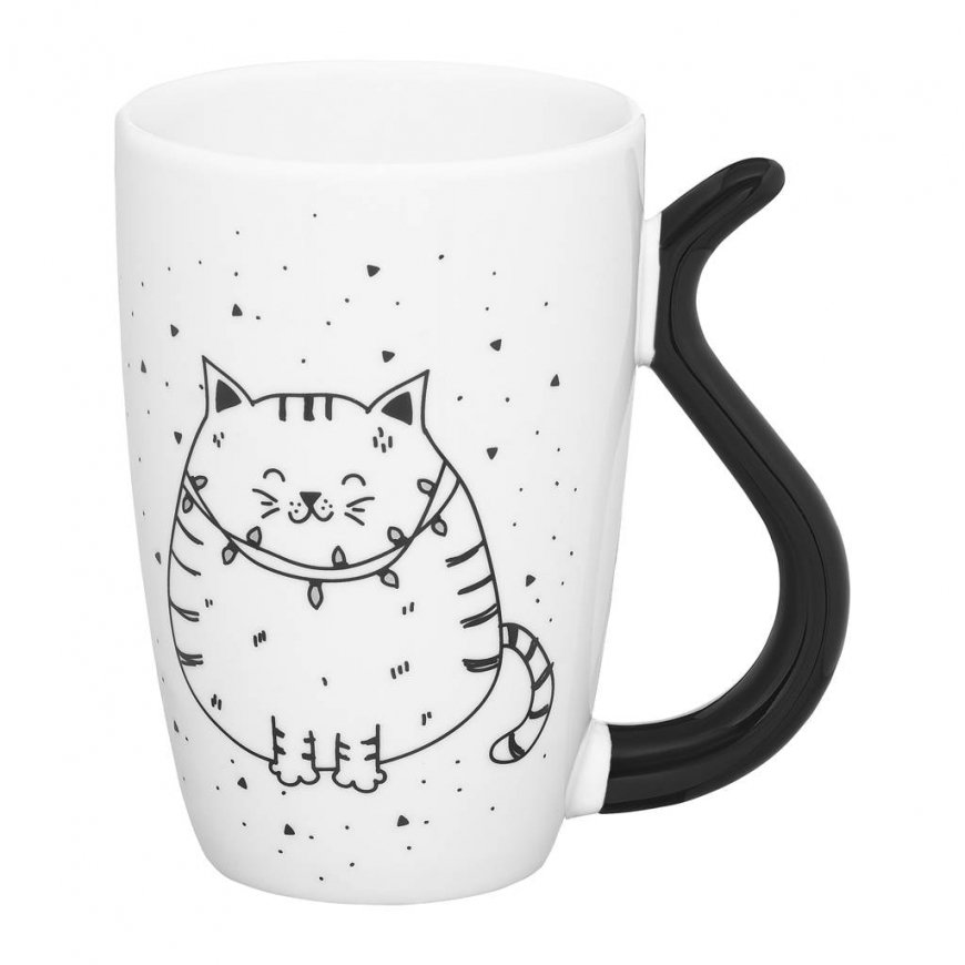 Black Cat Mug 380 ml Cat AMBITION – 2