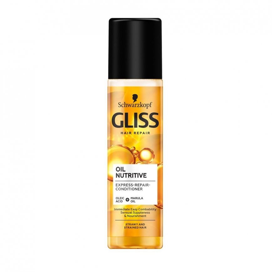 Schwarzkopf Gliss Oil Nutritive Express-Repair-Conditioner naistele, 200 ml