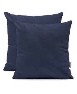 DecoKing Pillow Cover NAVYBLUE 50x50*2