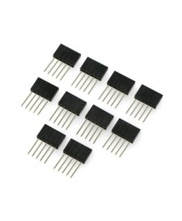 OEM Karpomas pistik 1x5 pin sirge 2.54mm - vertikaalne pikk - 10tk