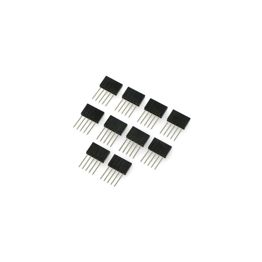 OEM Karpomas pistik 1x5 pin sirge 2.54mm - vertikaalne pikk - 10tk