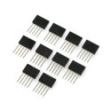 Oem Karpomas socket 1x5 pins straight 2.54mm - vertical long - 10pcs Oem Karpomas socket 1x5 pins straight 2.54mm - vertical long - 10pcs