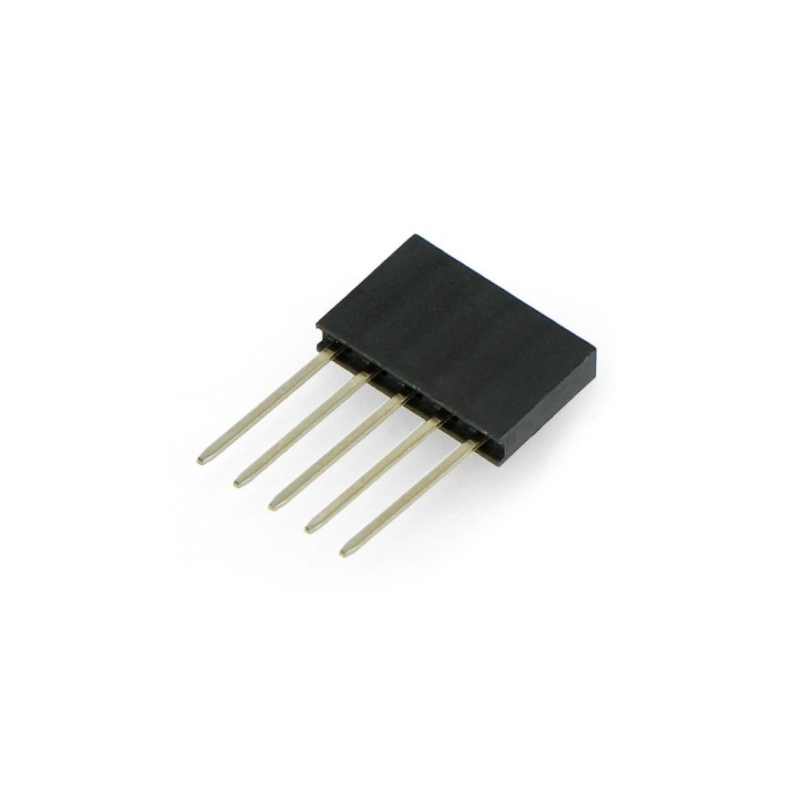 OEM Karpomas pistik 1x5 pin sirge 2.54mm - vertikaalne pikk - 10tk – 2