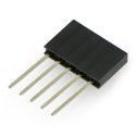 Oem Karpomas socket 1x5 pins straight 2.54mm - vertical long - 10pcs Oem Karpomas socket 1x5 pins straight 2.54mm - vertical long - 10pcs