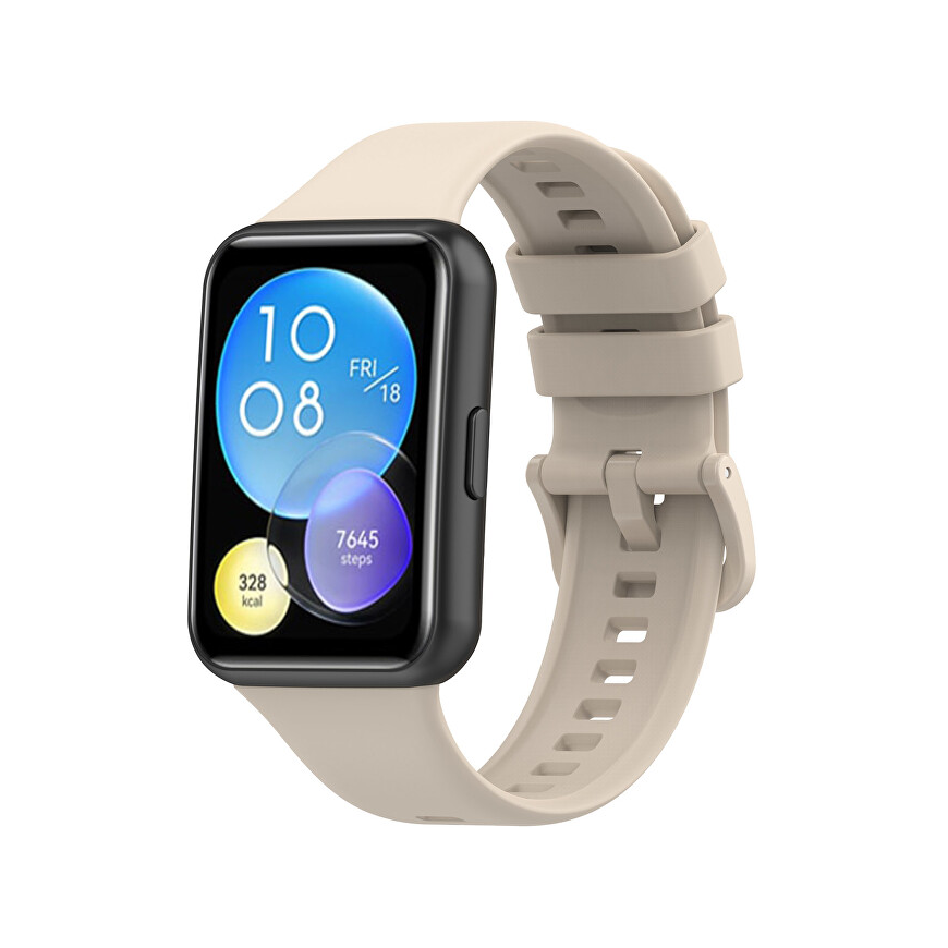4Wrist Silikoninais siksna Huawei Watch FIT 2 Active - smilšu krāsā