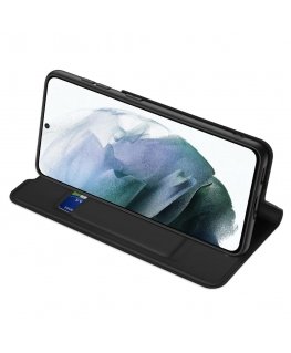 Dux Ducis Skin Pro -kotelo Samsung G990 S21 FE 5G:lle, musta
