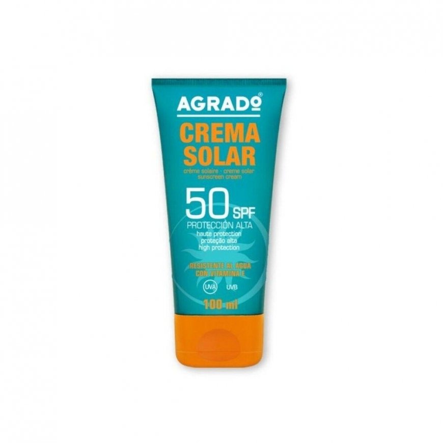 "Agrado" sunscreen cream SPF 50 100ml tube