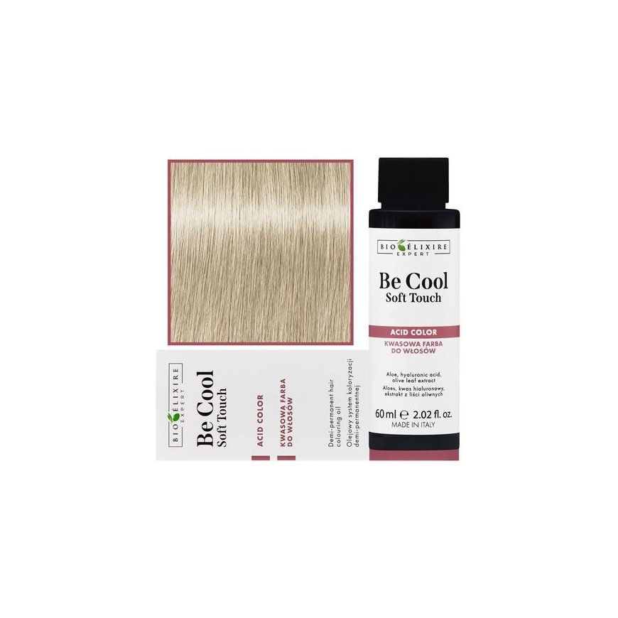 Bioelixire Be Cool Soft Touch - Hiustenväri 60ml - 10.1 | Platinaa Hopea Blond