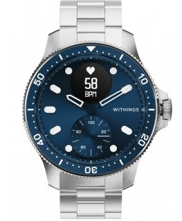 Withings ScanWatch Nova 1,6 cm (0.63") OLED-ekraan 42 mm Hübriid Roostevaba teras GPS (satelliit)