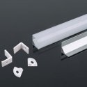 LED juostas profils V-TAC, alumīnijs, 2000x15.8x15.8mm, baltā krāsā. LED juostas profils V-TAC, alumīnijs, 2000x15.8x15.8mm, baltā krāsā.