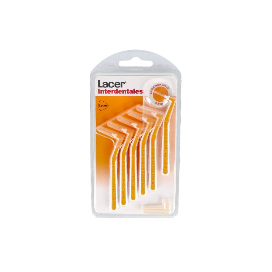 Lacer tarpdančių šepetike "Lacer Oranžinis Extrathin Soft" 0,5 mm – 2