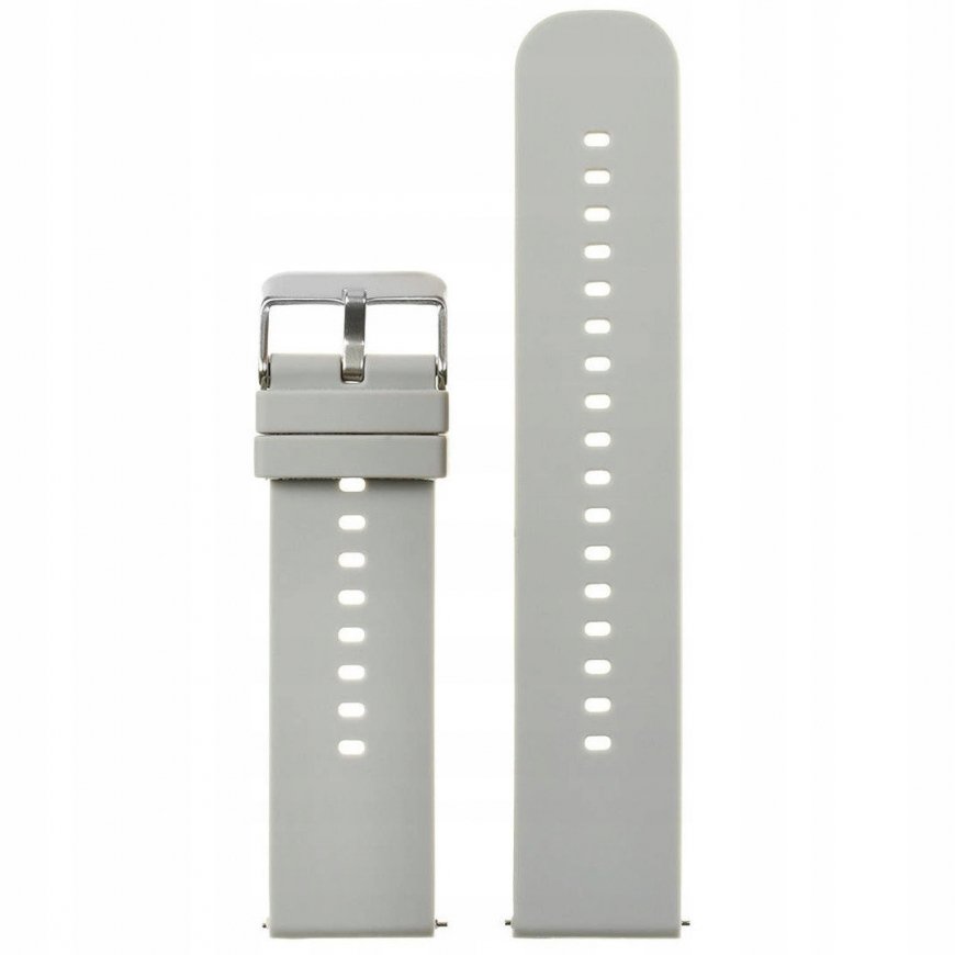 „Pacific U27“ kummi kella rihm - heledat hall/silver - 22 mm