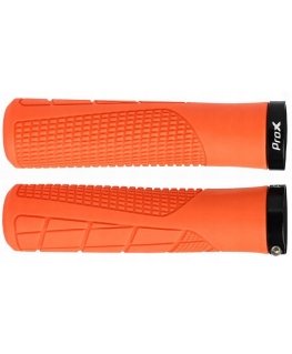 ProX GP-34 130mm Lock-on Orange Handlebar Grips