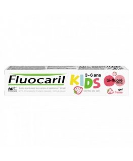 Fluocaril Kids Bi-fluorides Strawberry Flavor Toothpaste for Children 3-6 Years 50ml