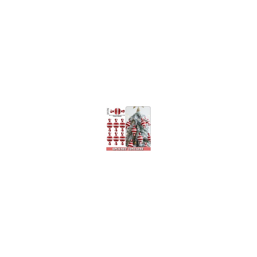 EDELMAN Safe Plastic Ball Matrix 2 pcs Wax Candles with Glitter and Sugar Confectionery – 2