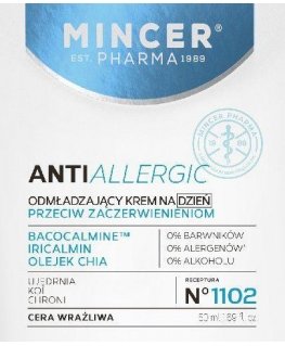 Mincer Pharma AntiAllergic jautriai odai, 50 ml