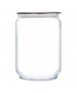 LUMINARC 1 L Gray Storable Container with Lid