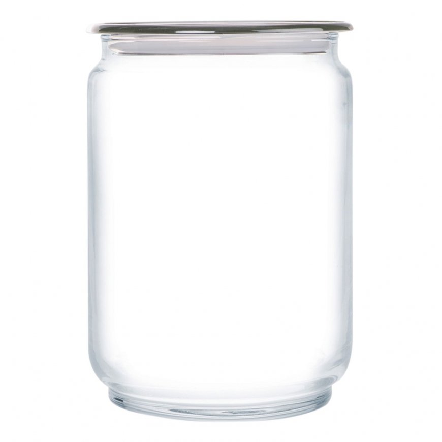 LUMINARC 1 L Gray Storable Container with Lid