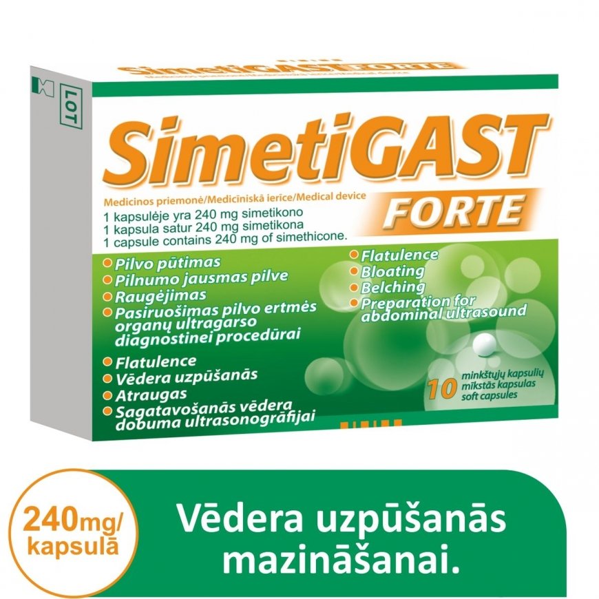 Simetigast Forte medical device, 20 capsules – 2