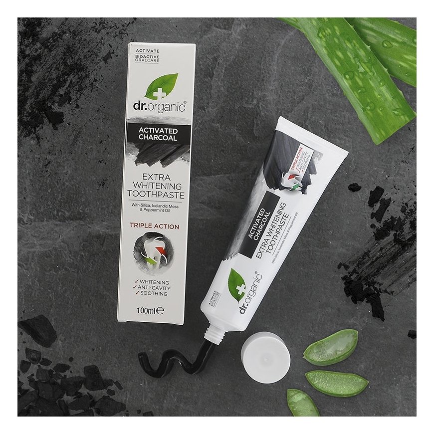 Dr Organic Charcoal Balinoša zobu pasta 100 ml – 2