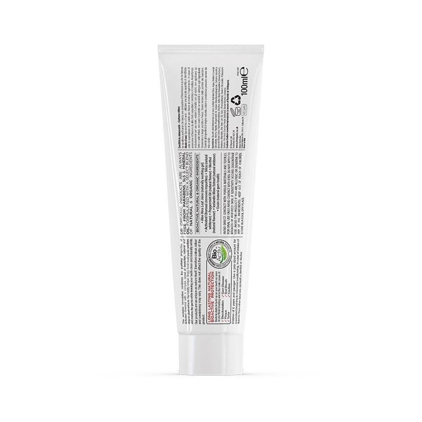 Dr Organic Charcoal Whitening toothpaste 100 ml – 3